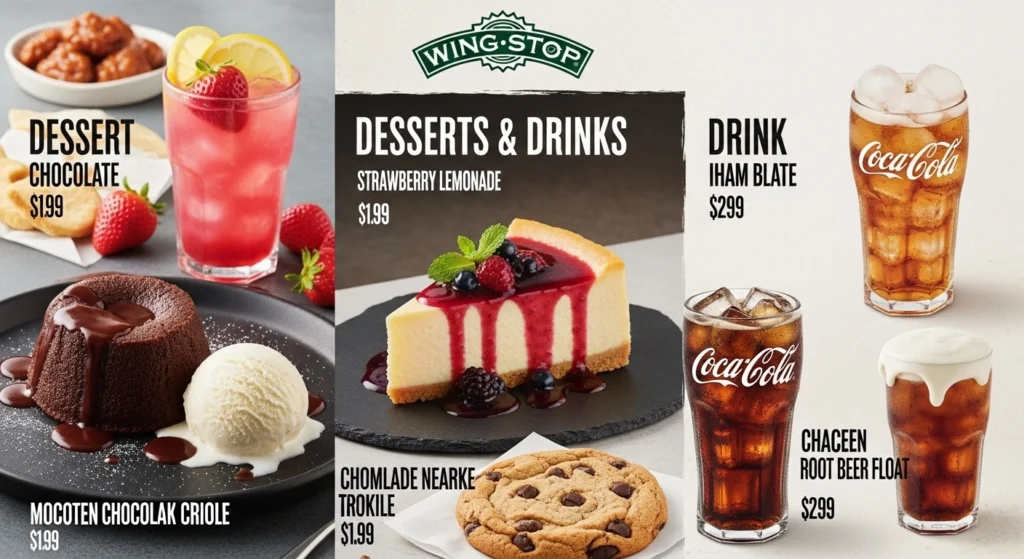 Desserts & Drinks Menu