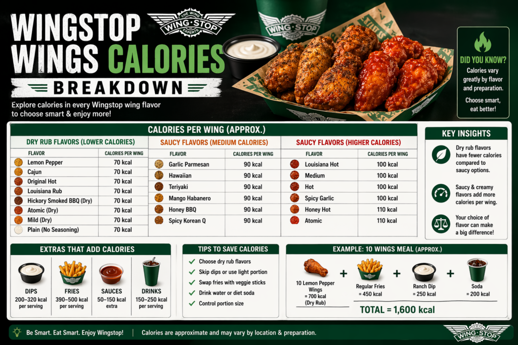 wingstop calories