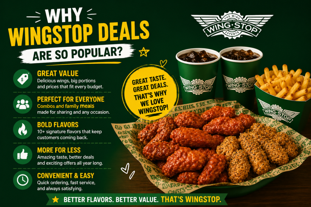 Wingstop Deals (2026) – Best Combos, Family Meals & Cheap Orders 2 Wingstop deals